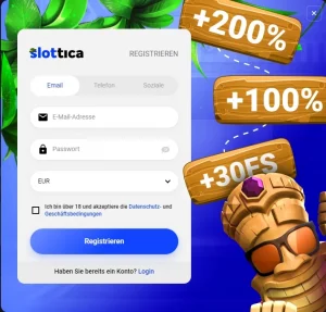 Registrierung neuer Spieler