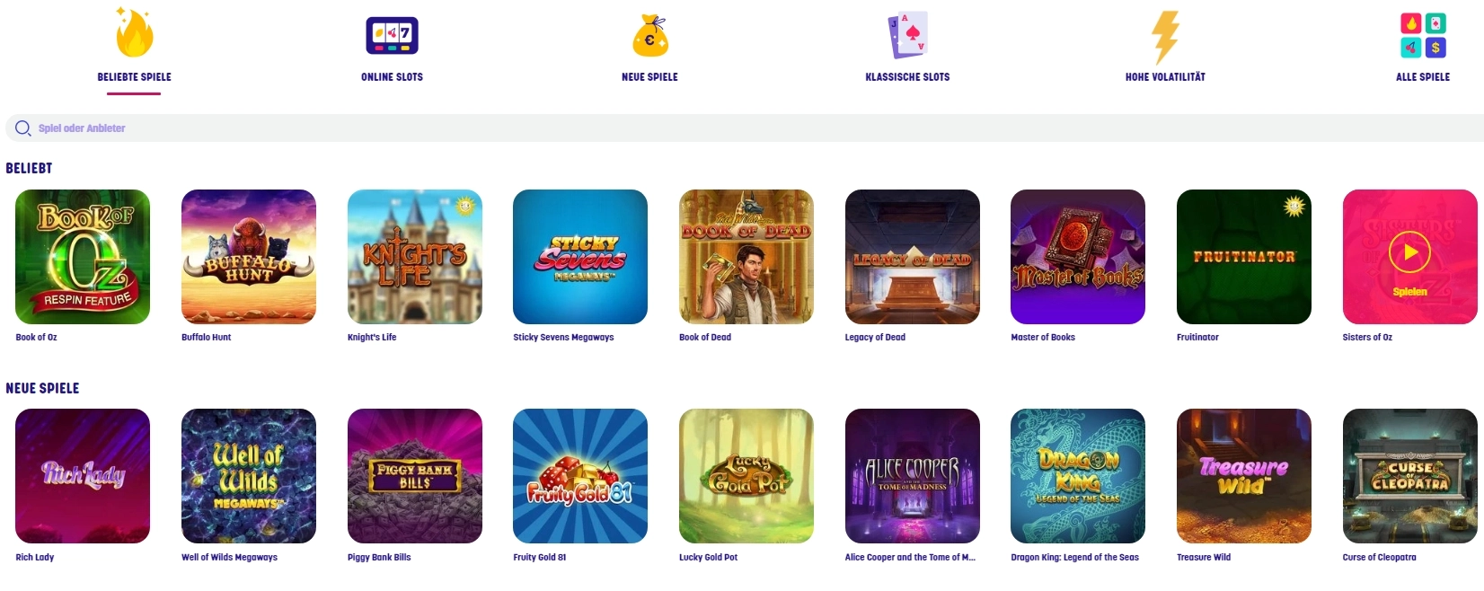 casino caxino spiele