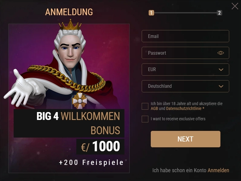 king billy casino Anmeldung