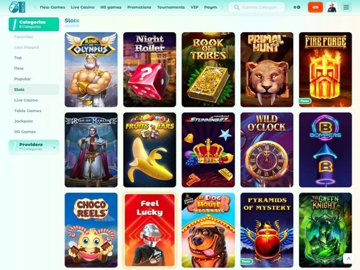 Neon54 Casino Spiele