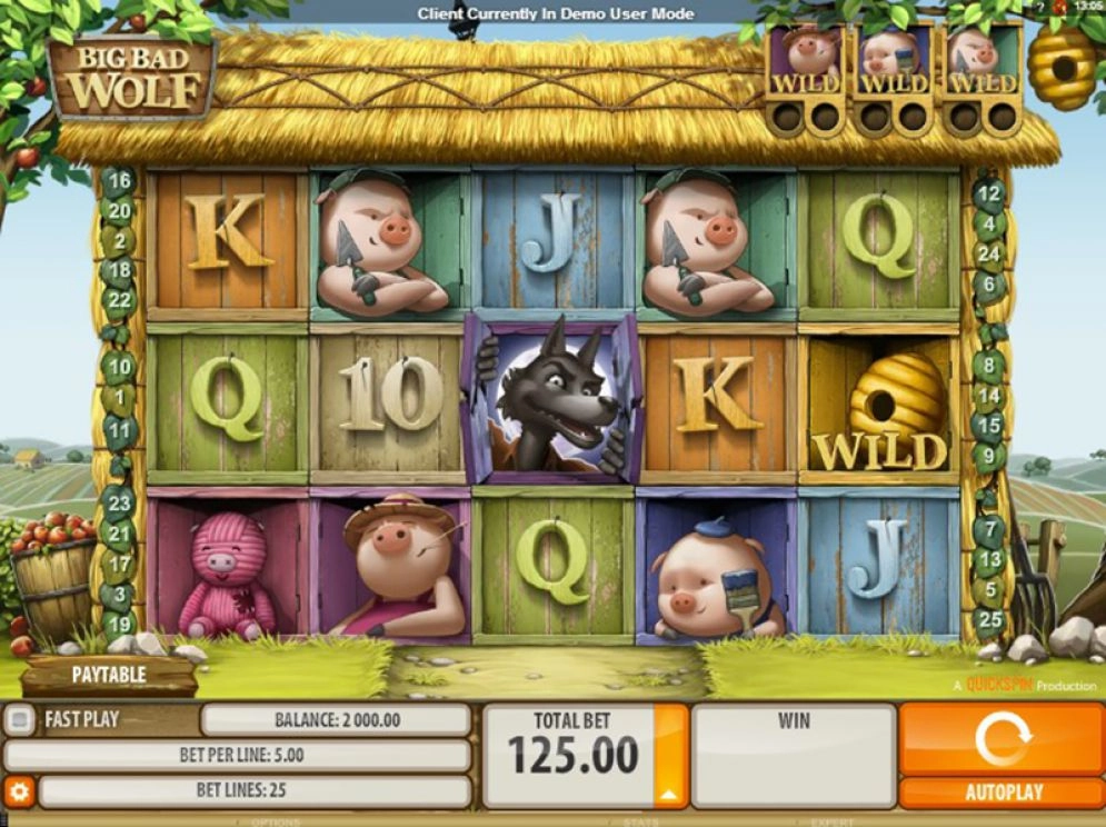 big bad wolf slot free