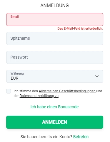 Bitcoin Casino login