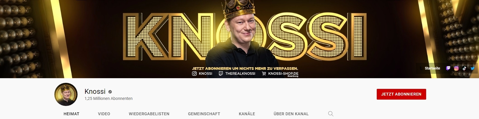 Knossi youtube