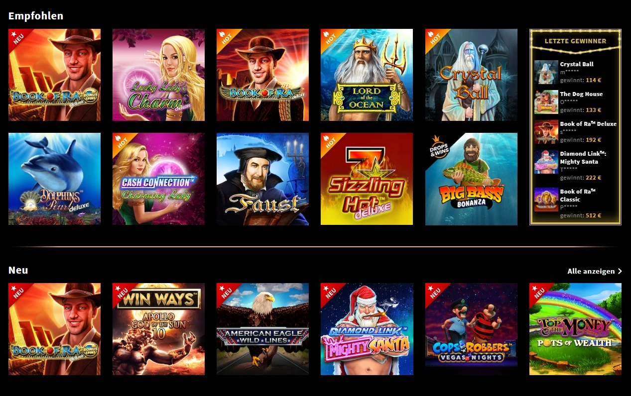 online casino star games
